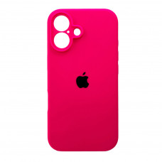 Чохол для смартфона Silicone Full Case AA Camera Protect for Apple iPhone 16 23,Shiny Pink