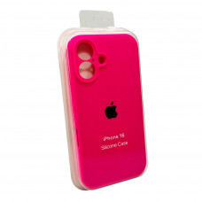 Чохол для смартфона Silicone Full Case AA Camera Protect for Apple iPhone 16 23,Shiny Pink