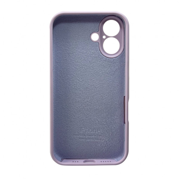 Чохол для смартфона Silicone Full Case AA Camera Protect for Apple iPhone 16 58,Lilac