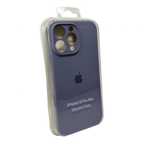 Чохол для смартфона Silicone Full Case AA Camera Protect for Apple iPhone 16 Pro Max 28,Lavender Grey