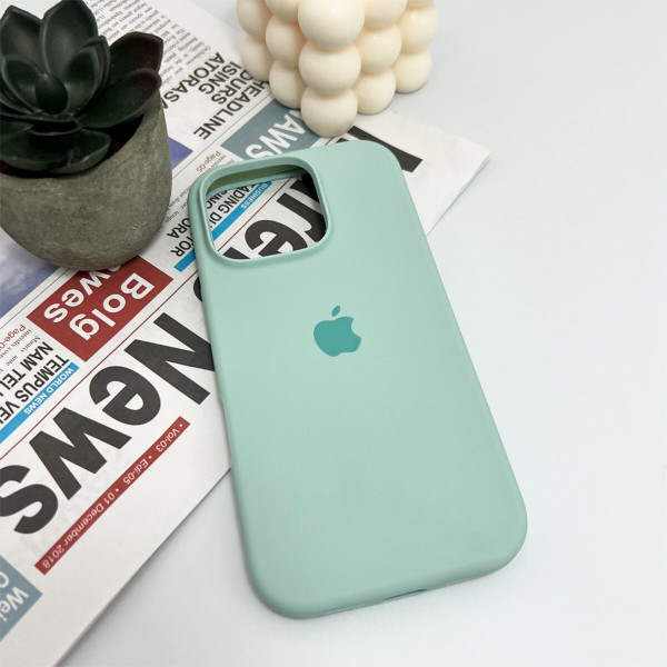 Чохол для смартфона Silicone Full Case AA Open Cam for Apple iPhone 16 Pro Max 13,Turquoise