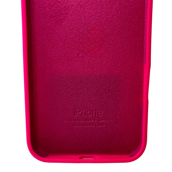 Чохол для смартфона Silicone Full Case AA Open Cam for Apple iPhone 16 Pro Max 23,Shiny Pink
