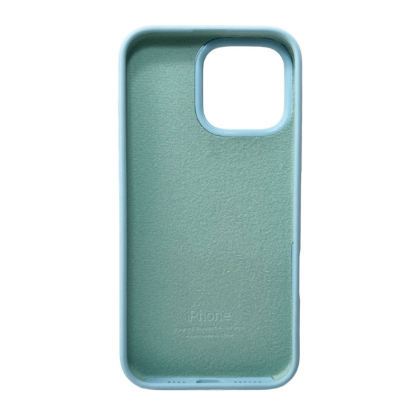 Чохол для смартфона Silicone Full Case AA Open Cam for Apple iPhone 16 Pro Max 27,Mist Блакитний