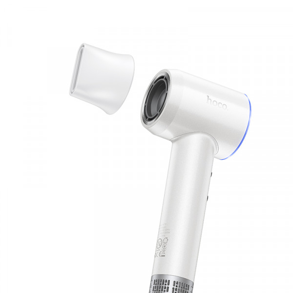 Фен HOCO HP19 1350 W High-speed hair dryer White (6942007681186)