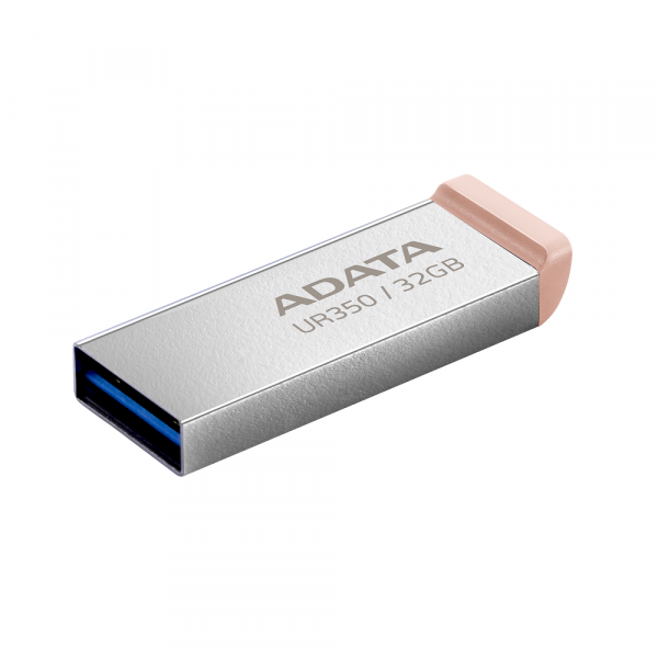 Флеш-накопичувач ADATA USB 3.2 UR 350 32Gb Silver/Beige (UR350-32G-RSR/BG)