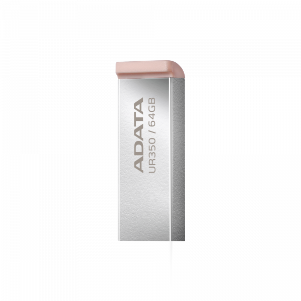 Флеш-накопичувач ADATA USB 3.2 UR 350 64Gb Silver/Beige (UR350-64G-RSR/BG)