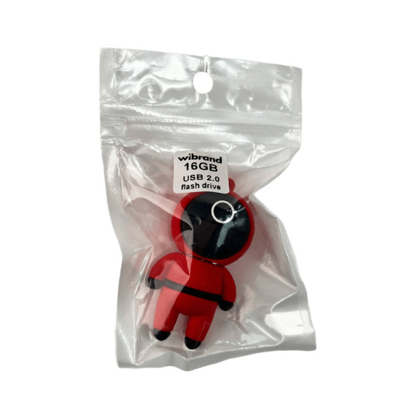 Флеш-накопичувач Wibrand USB 2.0 Squid Game 16Gb Red