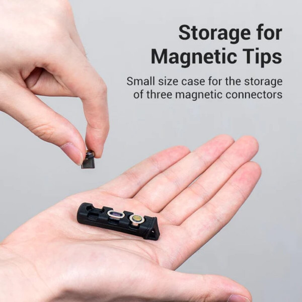 Футляр для зберігання Vention 3-slot Magnetic Connector Storage Case Чорний (KBUB0)