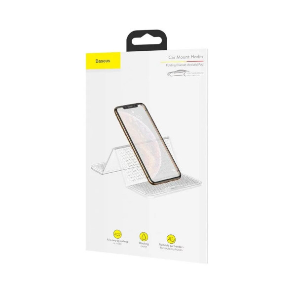 Гелевий коврик тримач Baseus Folding Bracket Antiskid Pad Transparent