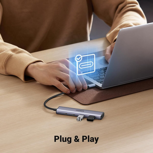 Хаб UGREEN 4-Port USB-C Hub