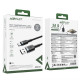 Кабель ACEFAST C22-04, USB to Type-C, 3A, 1.2m, Nylon Braid, Aluminum Alloy + TPE connectors, Black (6974316285144)