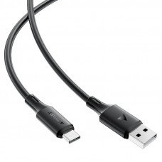 Кабель ACEFAST C26-04 USB-A to USB-C PVC charging data cable Black (6974316287117)