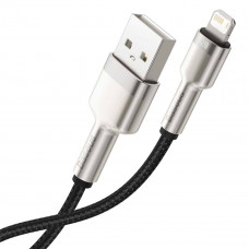 Кабель Baseus Cafule Series Metal Data Cable USB to IP 2.4A 2m Black