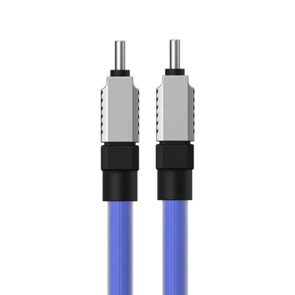 Кабель Baseus CoolPlay Series Fast Charging Cable Type-C to Type-C 100W 1m Блакитний