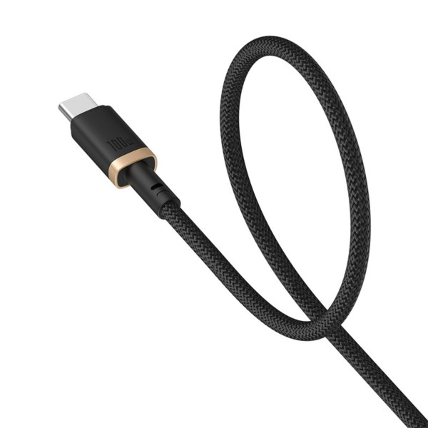 Кабель Baseus Dura Series Fast Charging Cable Type-C to Type-C 100W 1m Gold+Black
