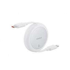 Кабель Baseus Free2Pull Mini Charging Cable USB-C to USB-C 60W 1m Moon Білий