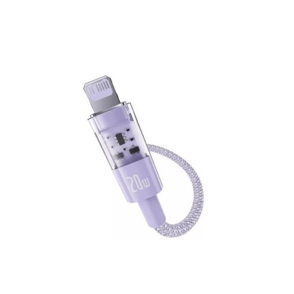 Кабель Baseus Gem Fast-Charging Data Cable USB-C to iP 20W 1m Nebula Purple