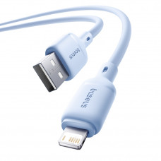 Кабель Baseus Silky Series Fast Charging Cable USB to iP 2.4A 1m Galaxy Blue (P10377702313-00)