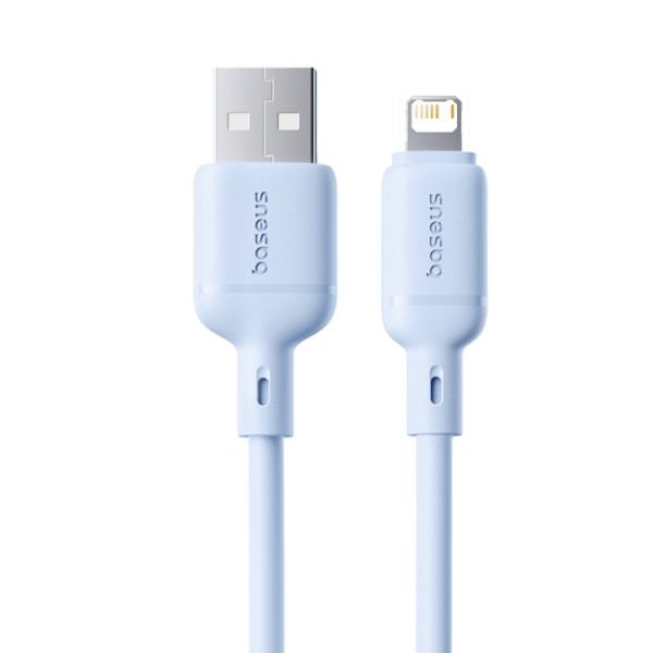 Кабель Baseus Silky Series Fast Charging Cable USB to iP 2.4A 1m Galaxy Blue (P10377702313-00)