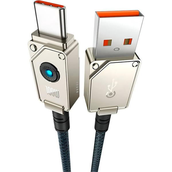 Кабель Baseus Unbreakable Series Fast Charging Data Cable USB to Type-C 100W 1m Stellar White