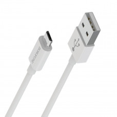 Кабель BOROFONE BX22 USB to Micro 2.4A, 1m, PVC, РС connectors, Білий