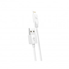 Кабель HOCO X1 USB to iP 2.4A, 2m, PVC, PVC connectors, Білий