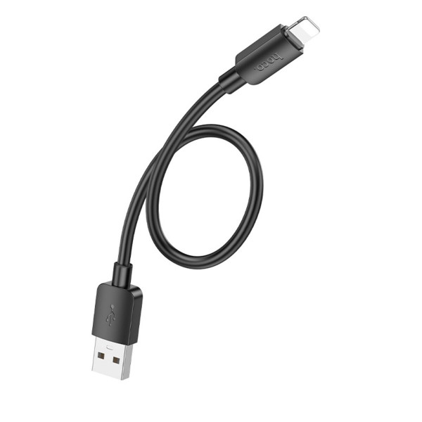 Кабель HOCO X96 Hyper charging data cable iP (L=0.25M) Black