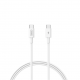 Кабель REMAX Marlik Series PD 65W Fast Charging Cable RC-191 C-C Type C-Type C-White (6954851214458)