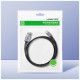 Кабель UGREEN US288 USB-A 2.0 to USB-C Cable Nickel Plating Aluminum Braid 1m (Black) (UGR-60126)