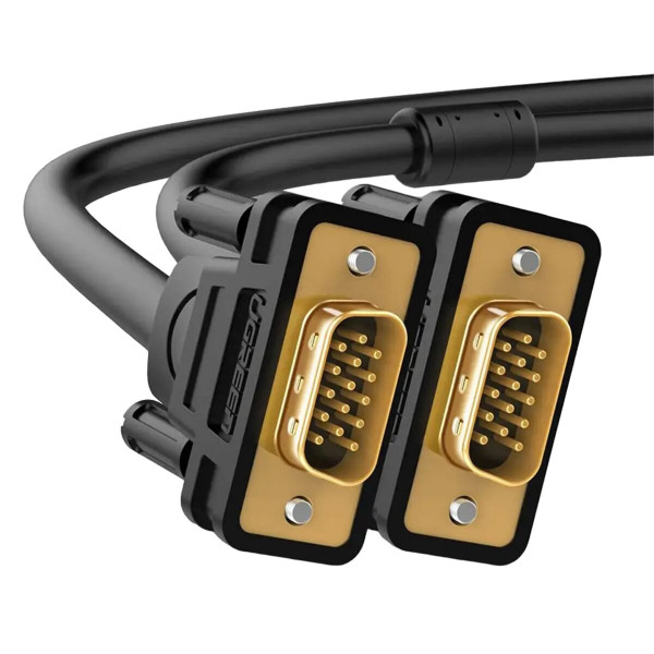 Кабель UGREEN VG101 VGA Male to Male Cable 1m (Black)(UGR-11673)