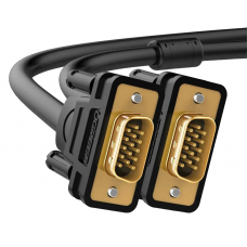 Кабель UGREEN VG101 VGA Male to Male Cable 1m (Чорний)(UGR-11673)