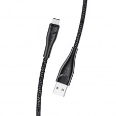 Кабель Usams US-SJ396 U41 Micro Braided Data and Charging Cable 2m Чорний