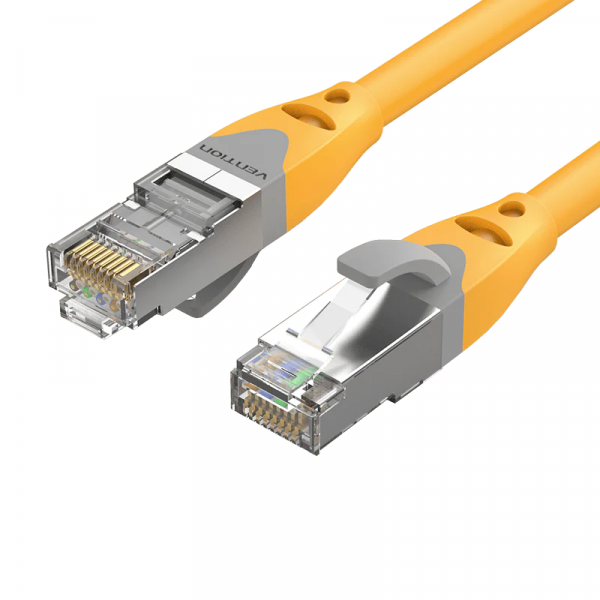 Кабель Vention Cat.6A SFTP Patch Cable 1.5M Жовтий