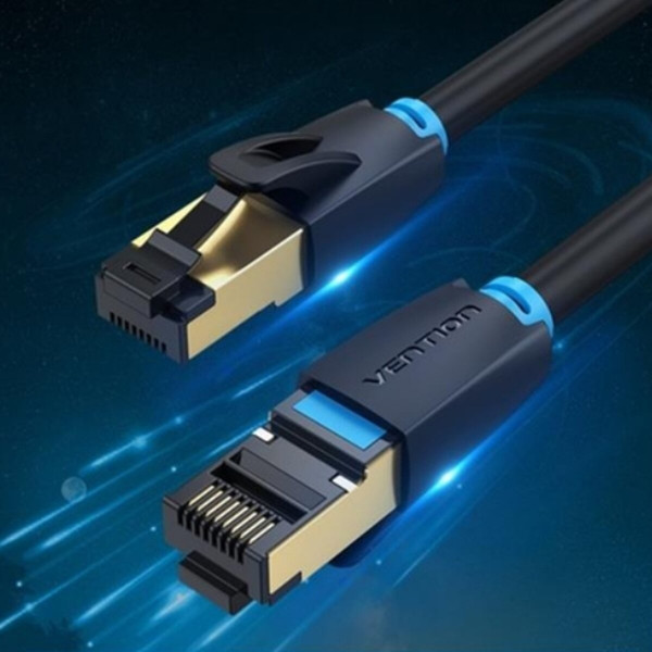 Кабель Vention Cat.8 SFTP Patch Cable 15M Чорний (IKABN)
