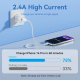 Кабель Vention USB 2.0 Type-A Male to Lightning Male 2.4A Cable 1M White PVC Type (LAMWF)