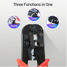 Крімпер Vention Multi-function Crimping Tool Ratchet Type Чорний (KEAB0)
