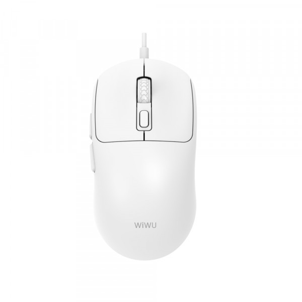 Маніпулятор миша бездротова WIWU USB2.0 Wired Mouse WM111 White (6977703656886)