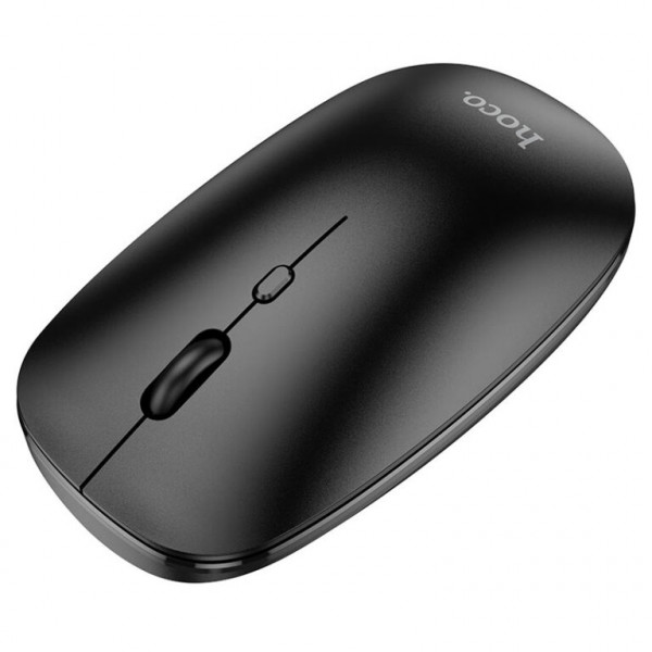 Маніпулятор миша HOCO GM15 Art dual-mode business wireless mouse Black (6931474760579)