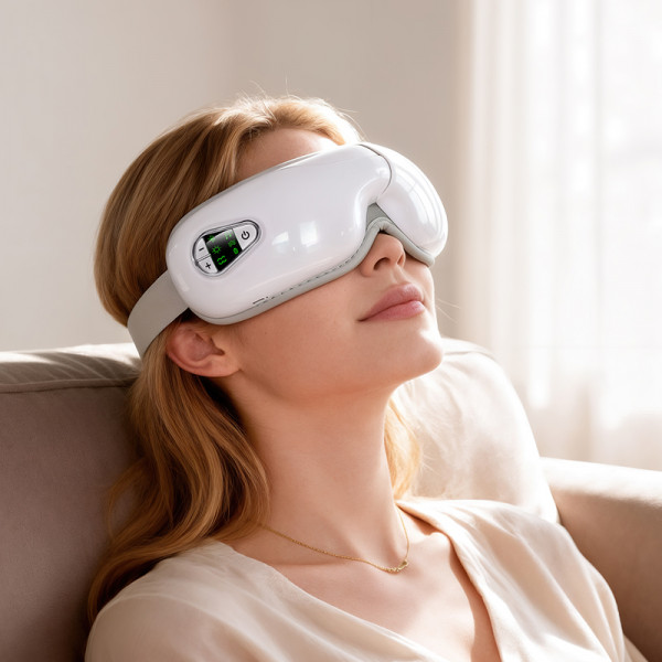 Масажер HOCO HP54 1000 mAh Airbag eye massager White (6942007674669)