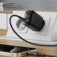 Мережевий зарядний пристрій ACEFAST A108 PD67W GaN (2*USB-C+USB-A) charger Black (6974316284048)