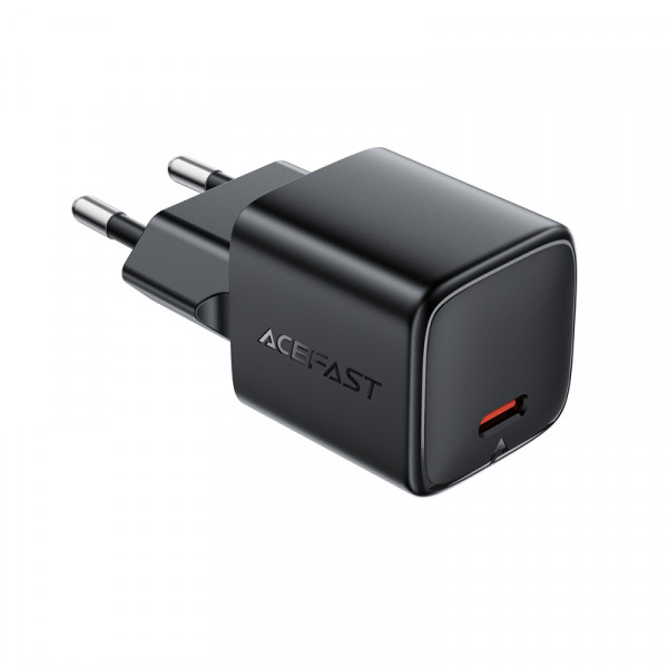 Мережевий зарядний пристрій ACEFAST A118 PD30W mini GaN USB-C fast charger (6974316284994)