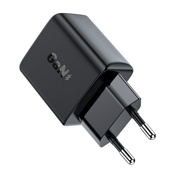 Мережевий зарядний пристрій ACEFAST A21 30W GaN single USB-C charger Black