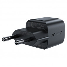 Мережевий зарядний пристрій ACEFAST A73 mini PD20W GaN USB-C charger Black (6974316282648)