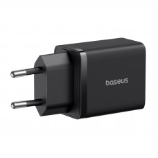 Мережевий зарядний пристрій Baseus Cube Fast Charger C+U 30W EU Cluster Black