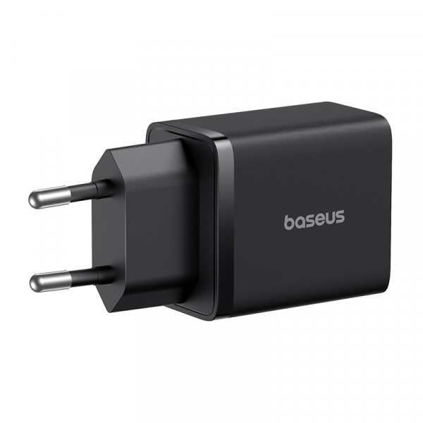 Мережевий зарядний пристрій Baseus Cube Fast Charger C+U 30W EU Cluster Black