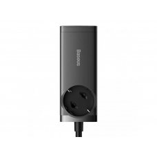 Мережевий зарядний пристрій Baseus GaN3 Pro Desktop Powerstrip AC+2U+2C 100W EU Black (With Mini White Cable Type-C to Type-C 100W(20V/5A) 1m Black） (PSZM000401)
