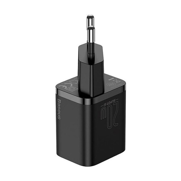 Мережевий зарядний пристрій Baseus Super Si Quick Charger 1C 20W EU Black