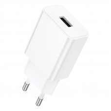 Мережевий зарядний пристрій BOROFONE BA110A Lemi single port charger (EU) White (6941991126949)
