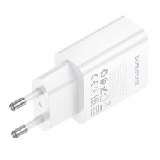 Мережевий зарядний пристрій BOROFONE BA110A Lemi single port charger (EU) White (6941991126949)