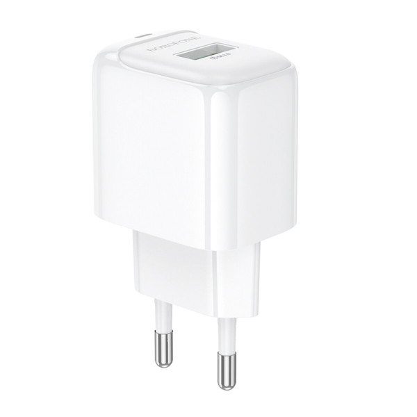 Мережевий зарядний пристрій BOROFONE BAS42A Potential single-port QC3.0 charger(EU) Білий